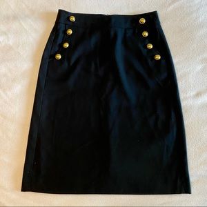 Ann Taylor LOFT Black Pencil Skirt